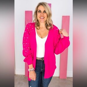 Entro “Pearl Pop” Cardigan from Flaunt Boutique, Size S